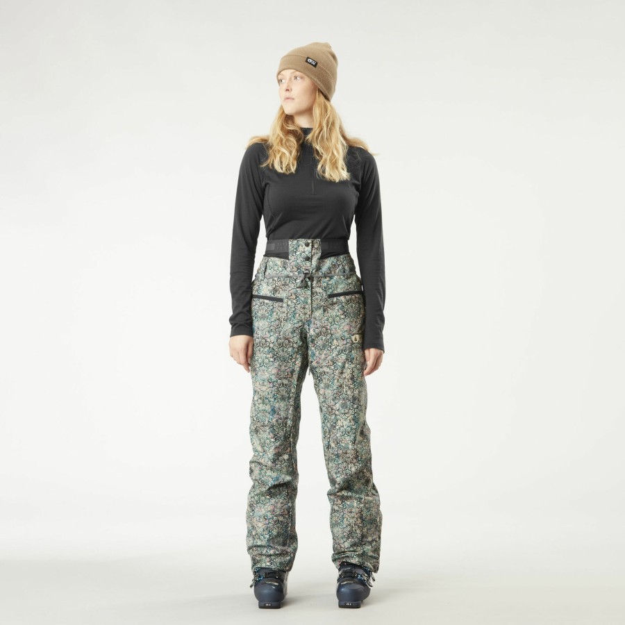 Femme PICTURE ORGANIC CLOTHING Pantalons de ski et snowboard | Treva Printed Pants