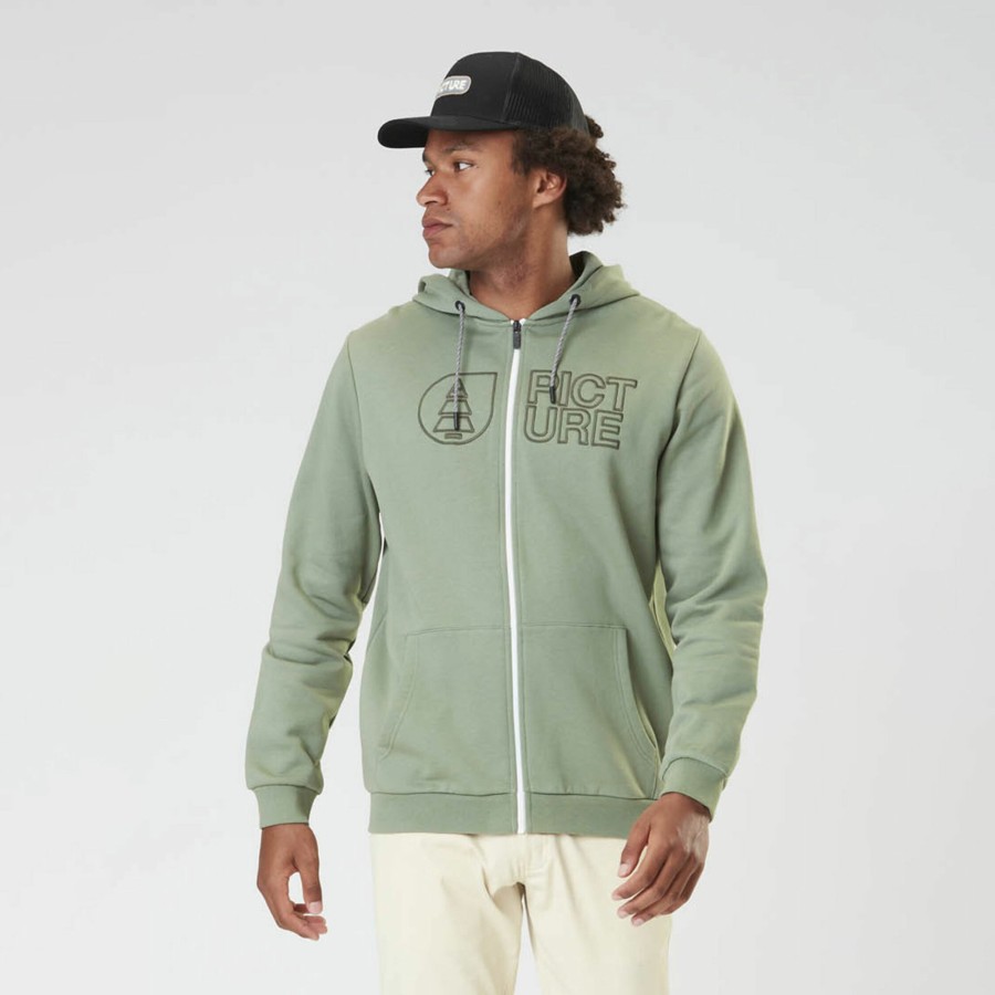 Homme PICTURE ORGANIC CLOTHING Sweats | Basement Zip Hoodie