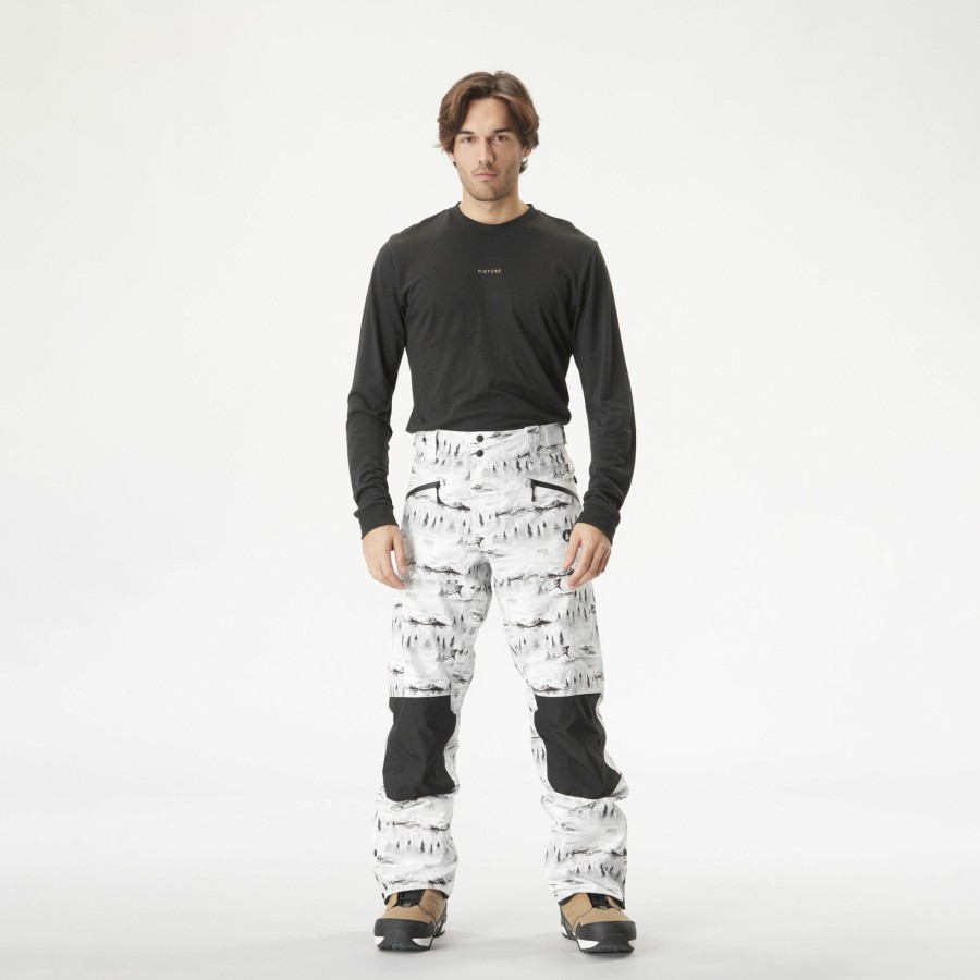 Homme PICTURE ORGANIC CLOTHING Pantalons de ski et snowboard | Plan Printed Pants