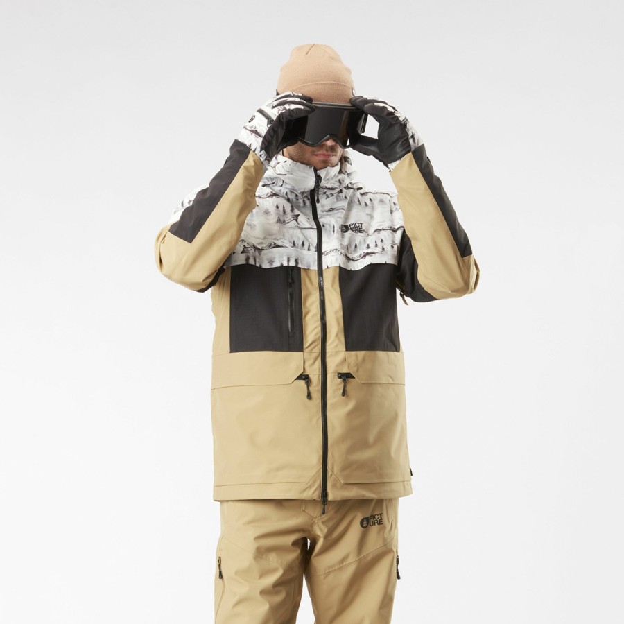 Homme PICTURE ORGANIC CLOTHING Vestes de ski et snowboard | Stone Printed Jkt