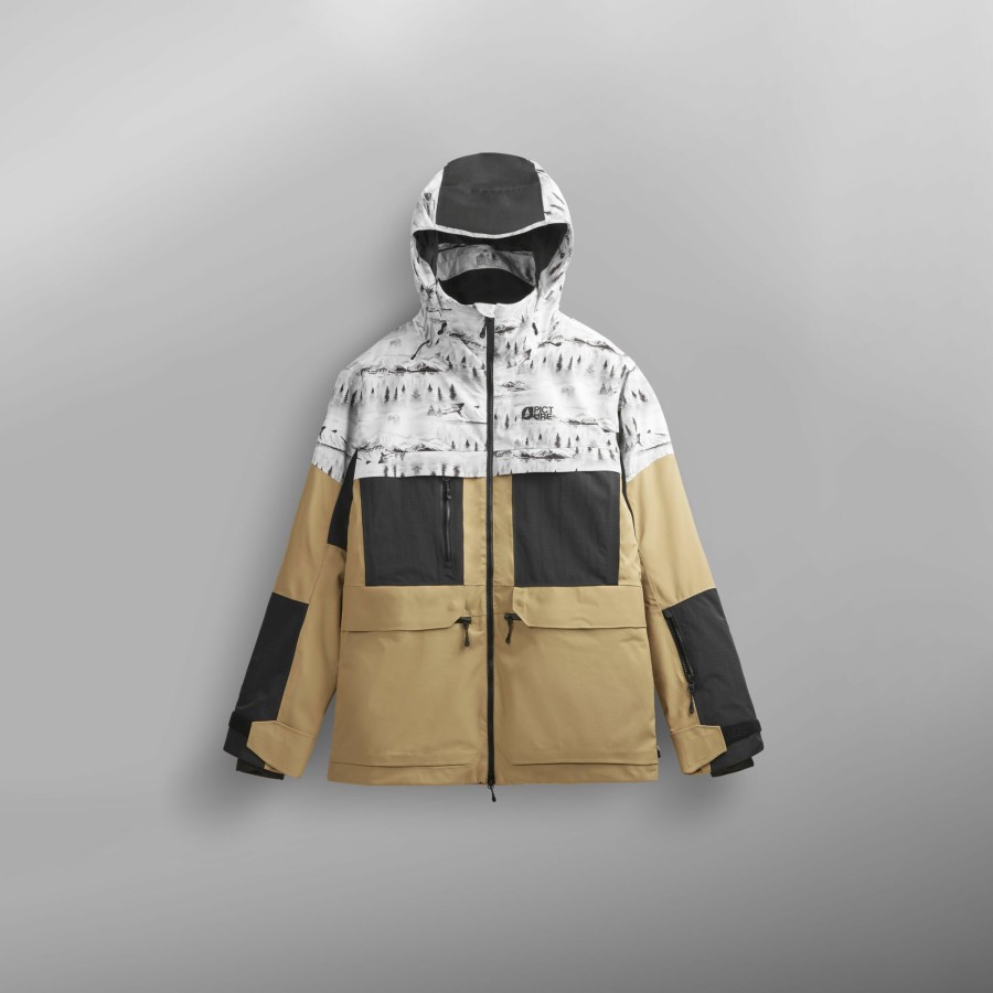 Homme PICTURE ORGANIC CLOTHING Vestes de ski et snowboard | Stone Printed Jkt