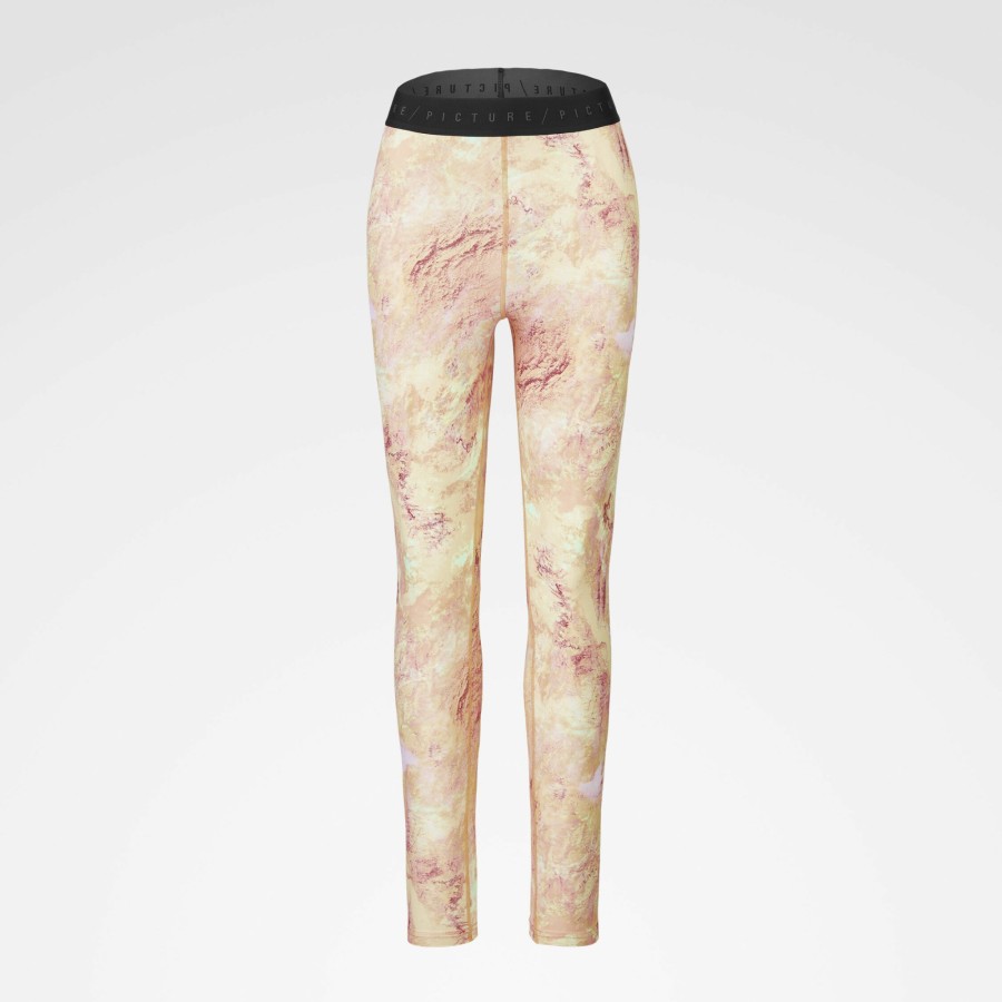 Femme PICTURE ORGANIC CLOTHING Leggings et pantalons techniques | Caty Printed Tech Leg