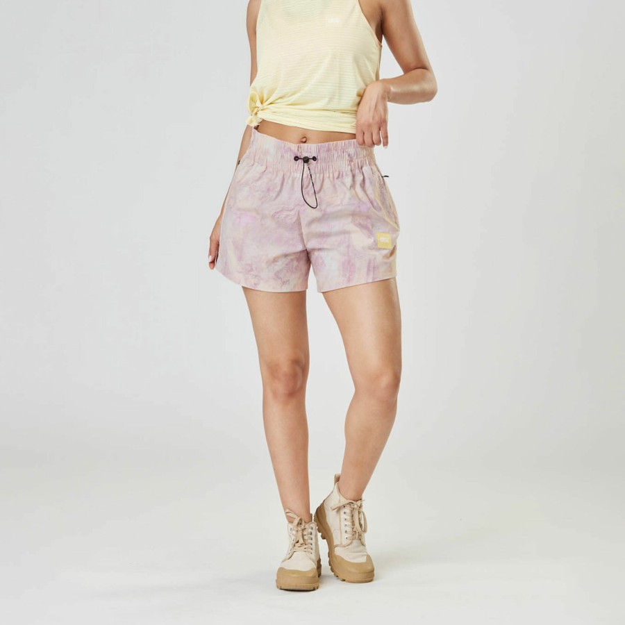 Femme PICTURE ORGANIC CLOTHING Shorts | Oslon Printed Tech Shorts