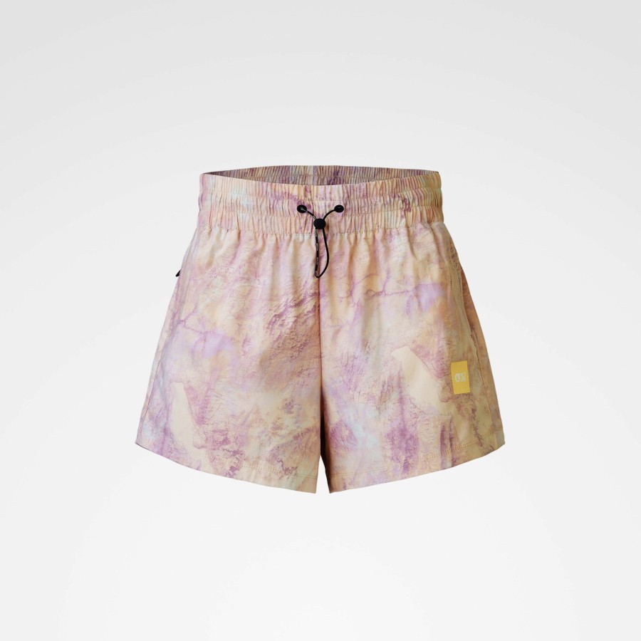 Femme PICTURE ORGANIC CLOTHING Shorts | Oslon Printed Tech Shorts