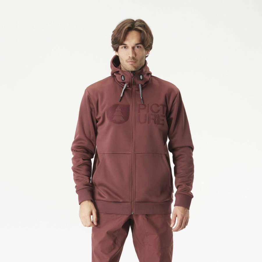 Homme PICTURE ORGANIC CLOTHING Couches intermédiaires | Park Zip Tech Hoodie