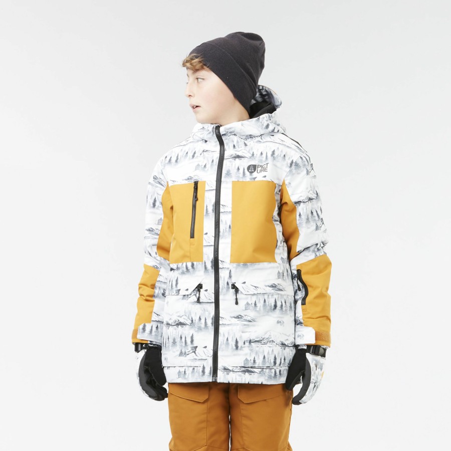 Enfant PICTURE ORGANIC CLOTHING Vestes de ski et snowboard | Stony Printed Jkt